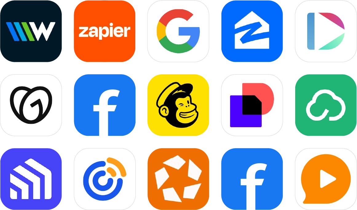 Wise Agent CRM integrations with popular real estate apps and tools